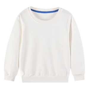 Kindergarten Suit Business Attire Group Purchase Spring and Autumn Boy Girl Baby Pure Cotton Pure Color Kids Sweater Red White