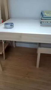 LATT Children Table with 2 Chairs Complete Set Kids Learning Study Desk Meja Kerusi Kanak-Kanak
