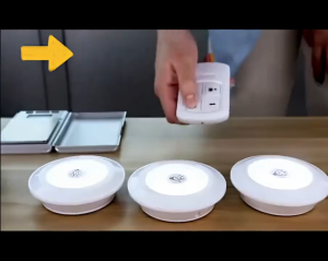 Led Light with Remote Control COB Under Cabinet Led Lights AAA Battery Powered Kitchen Wardrobe Closet Home Night Lamp