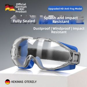 Anti-Fog Anti-Dust Splash-Resistant Wear-With-Glasses Safety Goggles