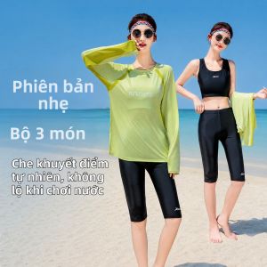 XTEP | Bộ Đồ Bơi Tay Dài Che Khuyết Điểm Giảm Cân