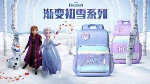 (SG Seller) Disney Frozen School Bag For Girls Elsa Anna Primary School Student Bag Shoulder Orthopedic Backpack Large Capacity Children Birthday Gift FP8629