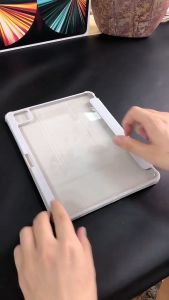 (SG) LionShield CrystalBack Case for iPad 11th (A16)/10th Gen / Air 7/ 6 11inch M3 M2/5/4/Pro 11/Pro 12.9/ Mini 7/6 Smart cover casing