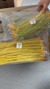 Cáp Đồng Mềm Nối Đất 14/12/10AWG BVR Năng Lượng Mặt Trời Quang Điện Màu Vàng Xanh Dây Nối Đất Có Lỗ 6mm Cho Hệ Thống Dây Điện