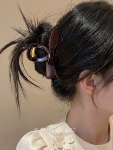 MENGWU | Elegant Bow Clip for Semi-Updo