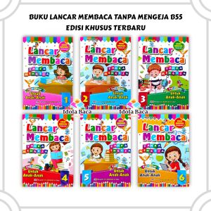 Buku Anak Lancar Membaca Tanpa Mengeja - Paket 6 Buku (Jilid 1-6) B55