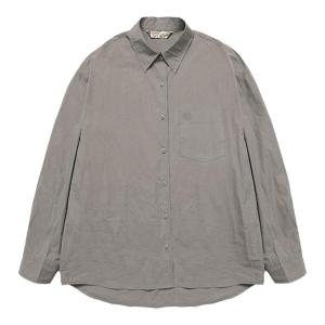 Octopusme Womens Loose Fit Long Sleeve Shirt Casual Embroidered Logo Cotton Blend Comfortable Original Design Autumn Top