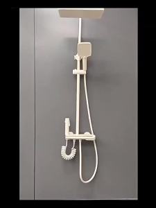 Cream White Constant Temperature Shower Set