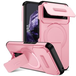 Lens Protect Camera Phone Case for Google Pixel 10 9 8 Pro 10A 9A 8A Magnetic Kickstand Cover For Pixel 10 9 Pro XL