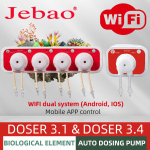 Jebao | Jebao Water Pump Filter Auto Dosing Pump Automatic Marine Reef Doser 3.1 3.4 MD4.4 WIFI Control 12V 3W 9W Aquariums Accessoires