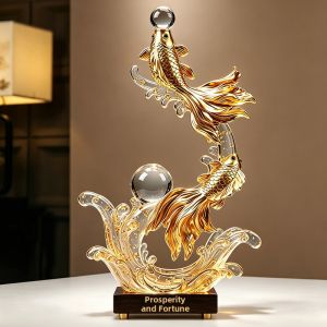 HAOYI | Prosperity Koi Fish Decorative Ornament