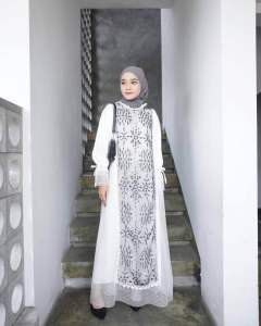 Anesya dress gamis mewah elegan casual model terbaru 2025/gamis pesta/pernikahan/kondangan/lebaran