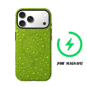 BILIBILI | green water droplet Phone Case for iPhone 18 17 16 15 14 13 12 11 Air Pro Max Plus Double-layer Cover
