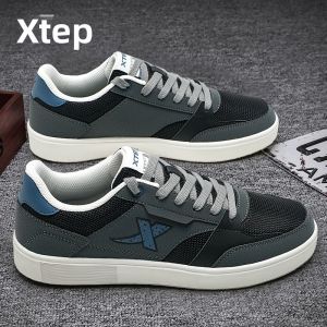 XTEP | Giày Thể Thao Da Chống Nước Màu Gấu Trúc