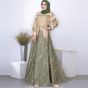 WPS Collection - Gamis Maxmara - Gamis Husna Muslimah Ukuran Jumbo - Pakaian Gamis Wanita Elegan dan Terbaru