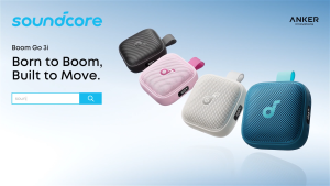 Soundcore Boom Go 3i Portable Bluetooth Speaker by Anker 15W Punchy Sound 24H Playtime IP68 BassUp 2.0 Emergency Charging Bluetooth 6.0 Waterproof Speaker for Hiking/Cycling/Camping