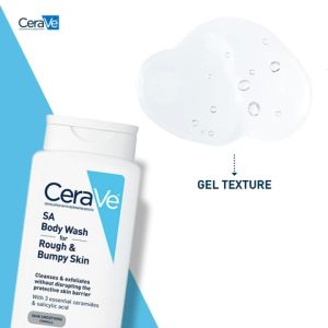 CeraVe Body Wash Salicylic Acid SA Body Wash for Rough & Bumpy Skin 296ml