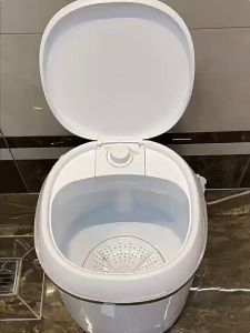 Máy giặt mini bán tự động máy giặt 4.5kg -Ánh sáng lam diệt khuẩn - giặt đồ cho bé - giặt đồ trắng - giặt đồ lót báo hành 5 năm