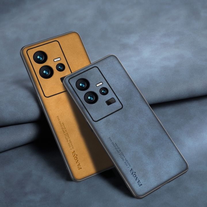 Casing for Vivo Y04 VivoY04 Y29S V2430 4G Luxury lambskin leather phone case camera protection shockproof anti-fall fashion protection