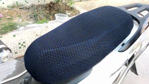 Motorcycle Seat Cover Universal 3D Mesh Breathable Cushion Waterproof Motorbike Accessories Anti-slip Protector cover