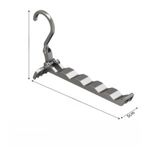 Portable Folding Clothes Hanger Travel Essential Hotel Drying Rack Business Trip Must Have Multi Functional Clothes Drying Bracket