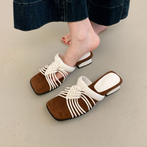 ZHENMO | Spongey Handmade Low-Heel Sandals