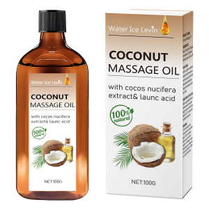 100% Natural Coconut Massage Oil with Lemongrass | Winter Skin Hydration & Glow | Non-Greasy Relaxing Ritual