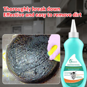 Black Pot Bottom Cleaning Gel Kitchen Utensil Powerful Stain Rust Removal Stainless Steel Pot Bottom Cleaner 150ml