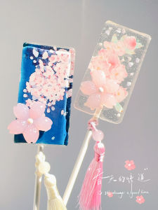 Crystal Cherry Blossom Candy Rectangular Chinese Ancient Style Outing Uncle Mo Lollipop Kids Snack Three-Dimensional EYEBERRY Can Be Ordered