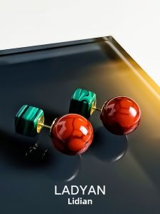 Lidiyan Red Retro Earrings Luxury French Style Unique Fashion Jewelry Heart/Droplet/Bell Shape Mixed Material Ear Cuff for Women