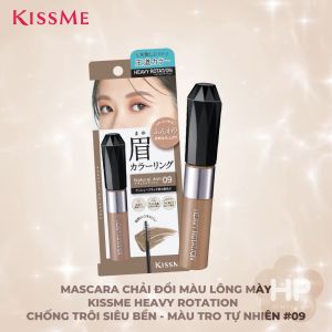 Mascara Chải Đổi Màu Lông Mày Chống Trôi Siêu Bền Kissme Heavy Rotation  Coloring Eyebrow EX 8G (Màu Tro Tự Nhiên 09)