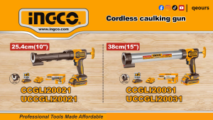 INGCO 20V CORDLESS CAULKING GUN | 300ML SEALANT | CCGLI20021 CCGLI2002