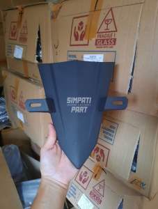 Cover Tameng Panel Kecil Dasi Depan Dudukan Plat Nomor Beat New Led Deluxe 2020 2021 2022 2023