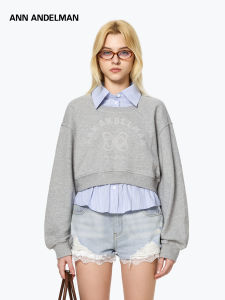 ANN ANDELMAN | New Fake Two-Piece Foamy Print Sweater