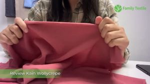 Kain Wollycrepe Wolycrepe Caltri Premium 1/2 Meter Seri 1