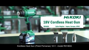 100% Genuine Hitachi / Hikoki 18V Cordless Heat Gun - Model RH18DA