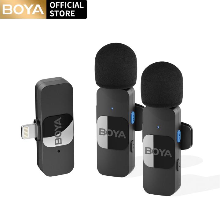 BOYA BY V1 V2 V3 Wireless Microphone Noise Cancellation Lapel BOYA BY V1 V2 V3 Wireless Microphone Noise Cancellation Lapel