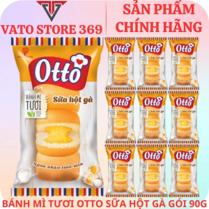 Bánh mì tươi OTTO nhân kem sữa hột gà gói 90g