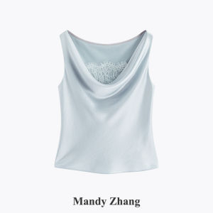 Comfortable High Quality Acetate Backless Tank Top