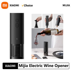 Xiaomi | Xiaomi Mijia Electric Wine Opener Battery Automatic Bottle Cap Opener for Red Wine Beer with Foil Cutter Kitchen Accessories -CN