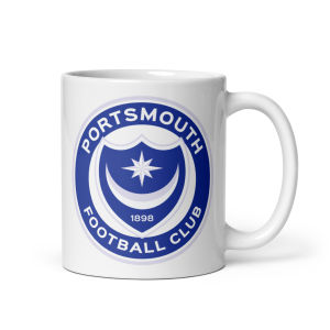 คูลเลอร์คิง Portsmouth แก้วกาแฟ 11 ออนซ์ สีขาว – เหมาะสำหรับชา กาแฟ และของขวัญ ของที่ระลึก