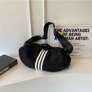 Large Capacity Nylon Dumpling Shaped Shoulder Bag for Women Casual Summer Travel Crossbody Bag Fashionable New 2024 Ka Le Er