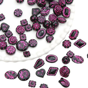 10-50 cái/túi Acrylic Baroque cổ điển hạt cho DIY làm trang sức thời trang phụ kiện