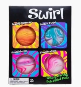 Schylling Needoh Nice Cube Sensory Nice-Sicle Stress Relief Squishy Cube Anti-Anxiety Squeeze Object For Focus ADHD Population