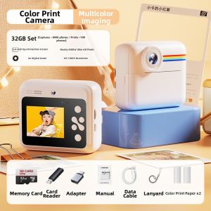 JIANLEXI | Kids Camera Photo Printing Video Toy HD Digital Color Photos