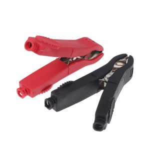EELHOE | 2 Chiếc Kẹp Cá Sấu Cách Điện 50A 75mm Bằng Đồng Kim Loại Dây Đo Pin Dùng Cho Ô Tô Xe Caravan Xe Tải Kẹp Cá Sấu Dùng Cho Kiểm Tra Điện