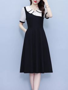 DAIXIANGFEIZI | Summer New Style A-Line Midi Dress For Petites Plus Size
