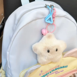 Grosir import jakarta 3116 Aff Free 2 Boneka Gantungan Tas Ransel Wanita Korea Tahan Air Fashion Impor 25*10*35 Cm