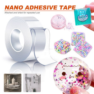 [Same Day Ship] 1M/3M Nano Double Sided Tape Strong Viscosity Waterproof Reusable Multifunction Sticky Tapes Traceless Nano Transparent Self-Adhesive Sticker