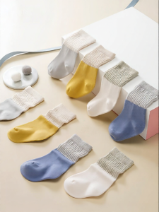 Usbettas | Thick and Color Block Kids Socks